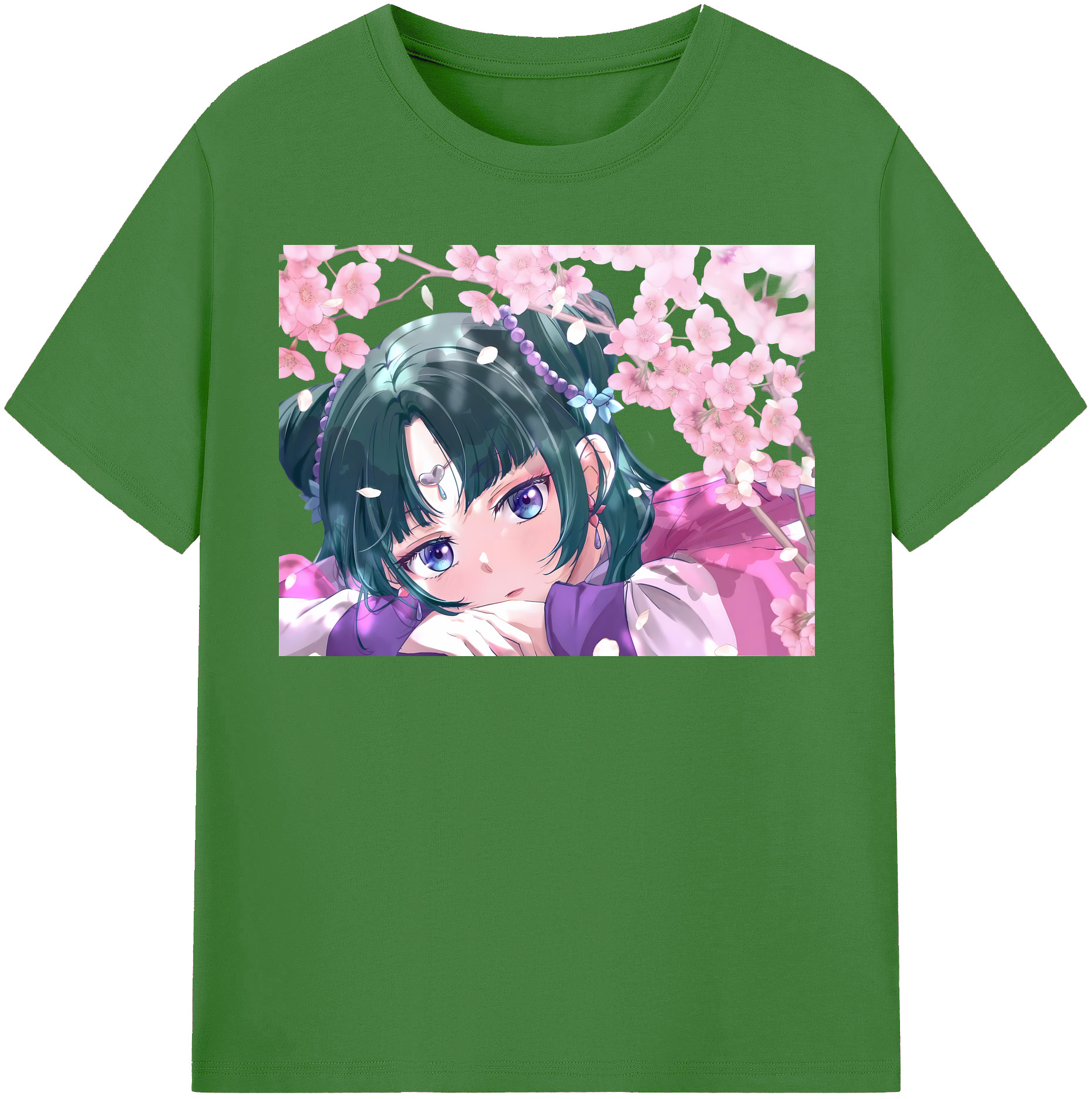（画像用） 薬屋のひとりごと The Apothecary Diaries レディースカジュアルプリントTシャツ（綿100％）